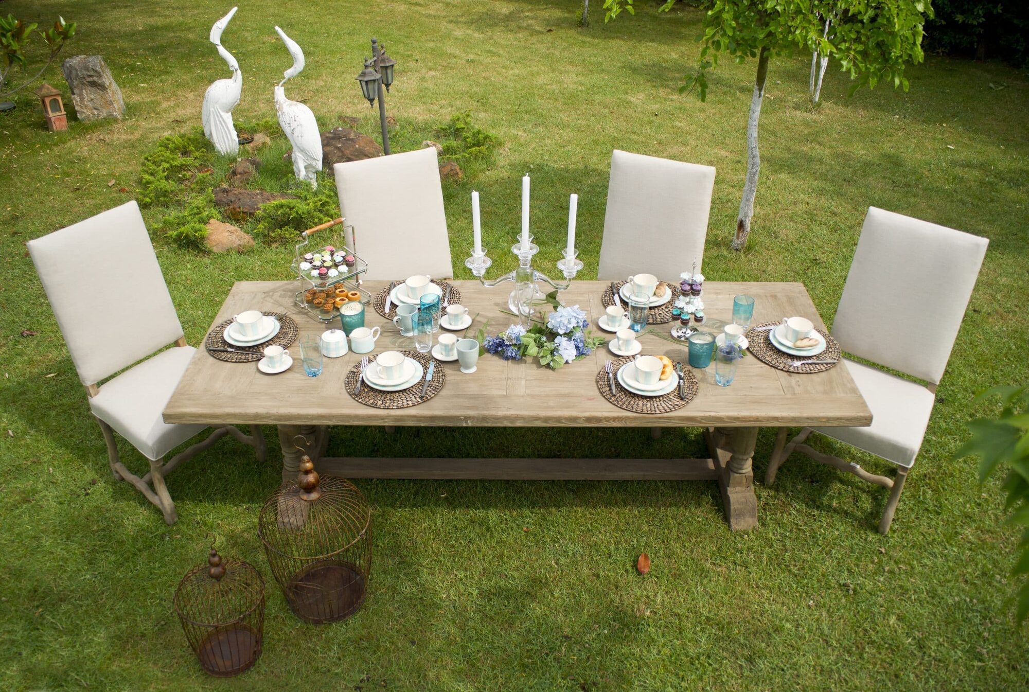 décoration table champetre pour baptêmes